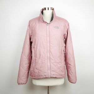 NORTH FACE pink quilted lightweight puffer jacket
